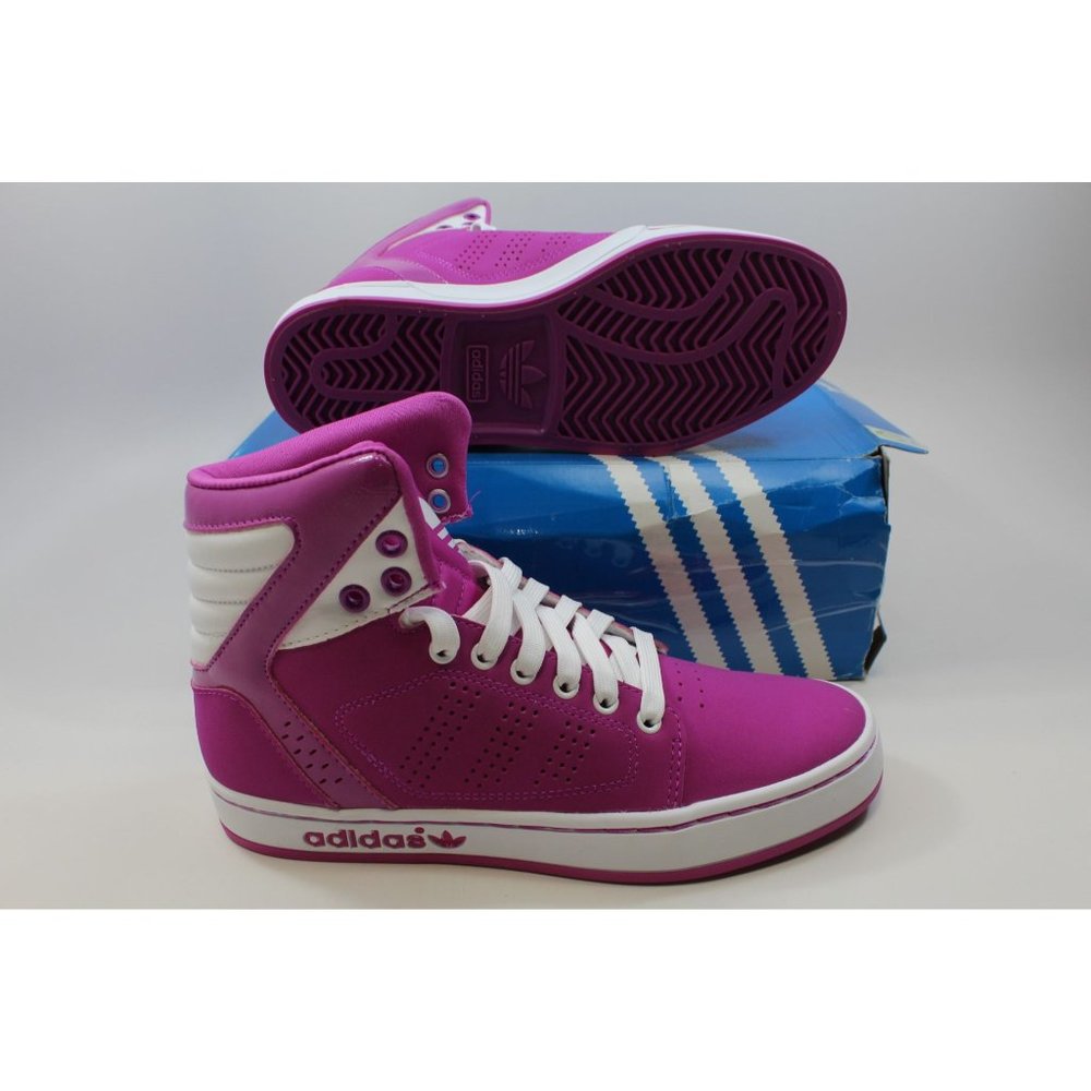 Kid's Adi-High EXT J Pink/Pink-White G65895 - Picture 4 of 11